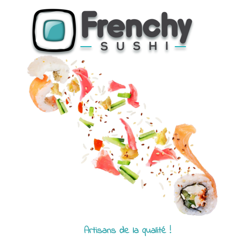 Couverture de brochure Frenchy Sushi, sushis en mouvement